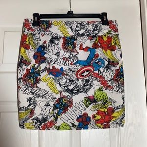2/$15 - Marvel Heroes mini wiggle skirt